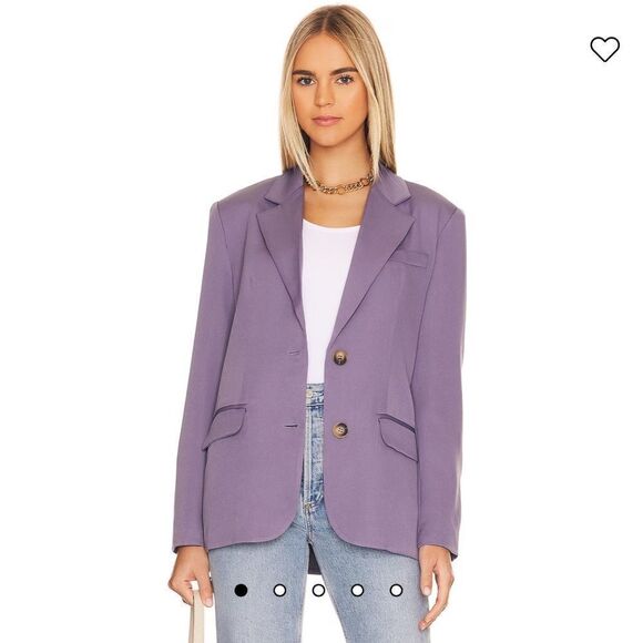 NWT SNDYS x Revolve Axel Blazer Blue Lavender XS - Picture 1 of 16
